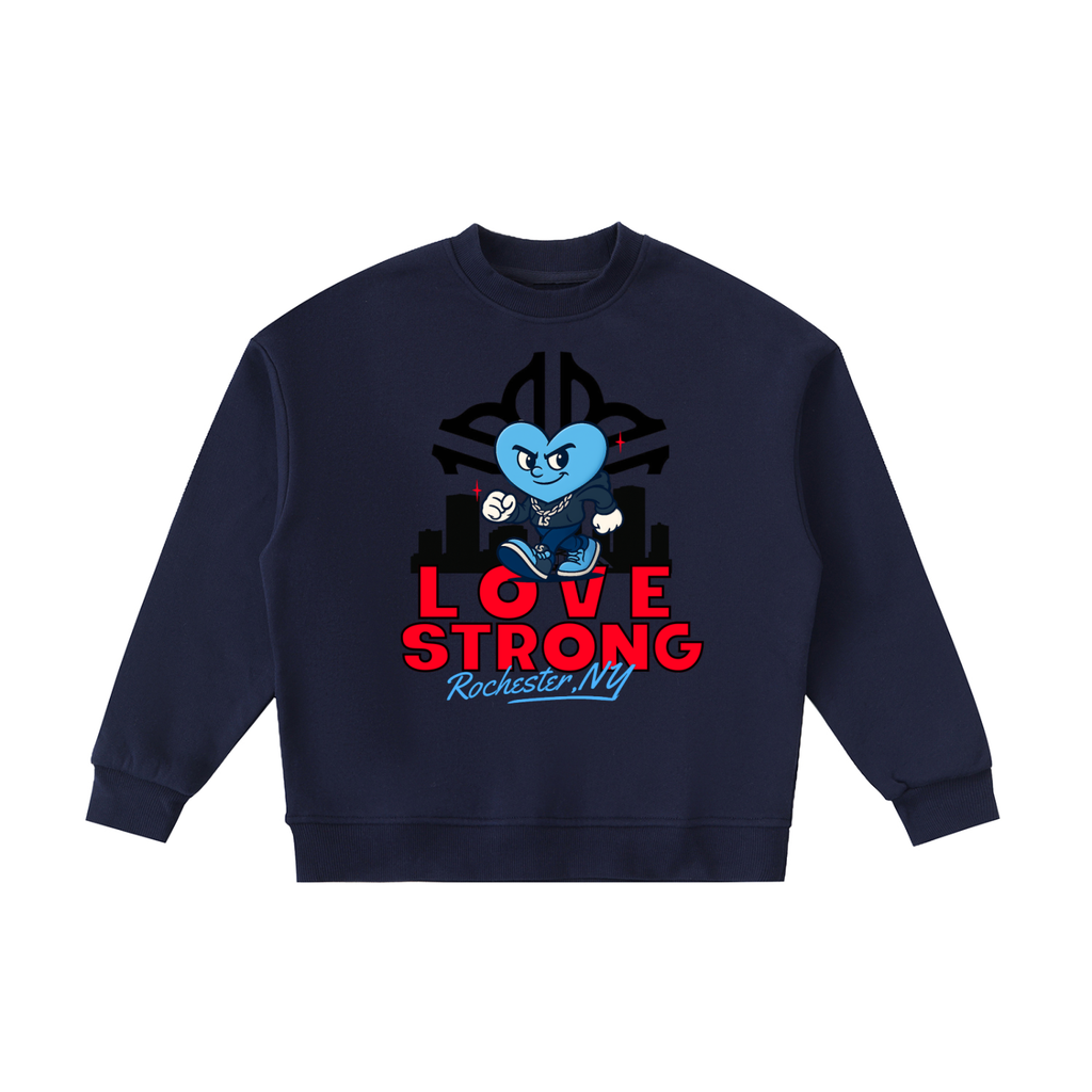 City "ROC" Essential Fleece Kids' Crewneck Sweatshirt