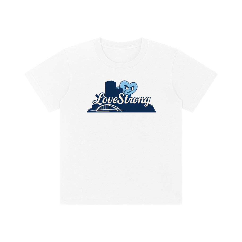 Bleu skyline - Kid's Crewneck Short Sleeve T-Shirt