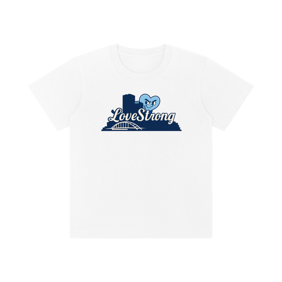Bleu skyline - Kid's Crewneck Short Sleeve T-Shirt