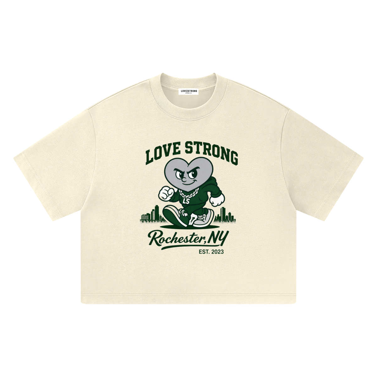 Roc City essential Unisex Heavyweight Boxy T-Shirt
