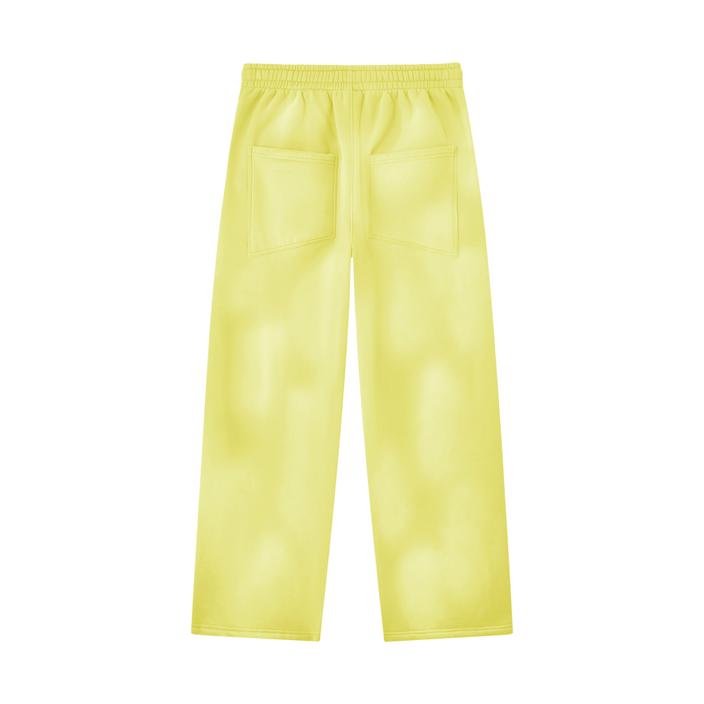 Lovestrong Flower Unisex Sunfade Wide Leg Fleece Sweatpants