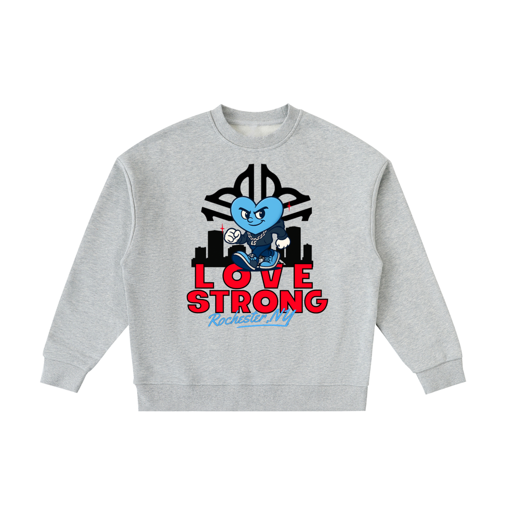 City "ROC" Essential Fleece Kids' Crewneck Sweatshirt