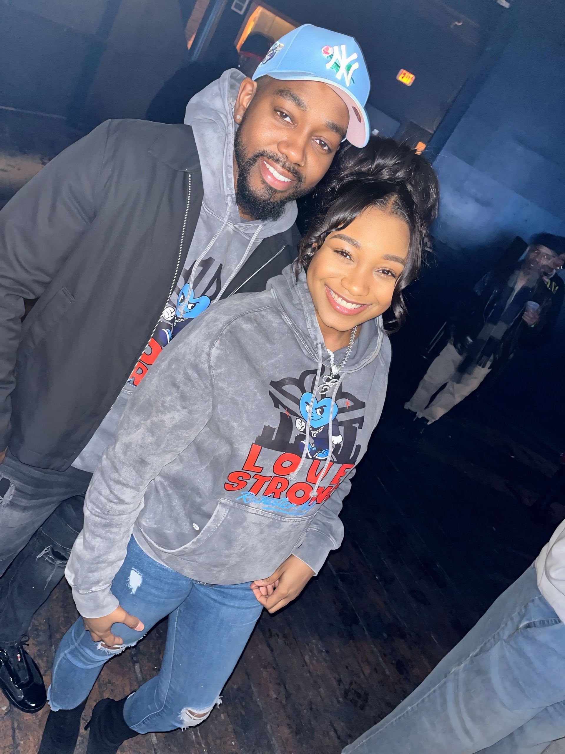 Vintage washed City Roc midweight Hoodie