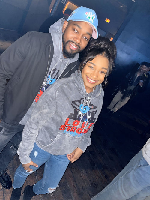 Vintage washed City Roc midweight Hoodie