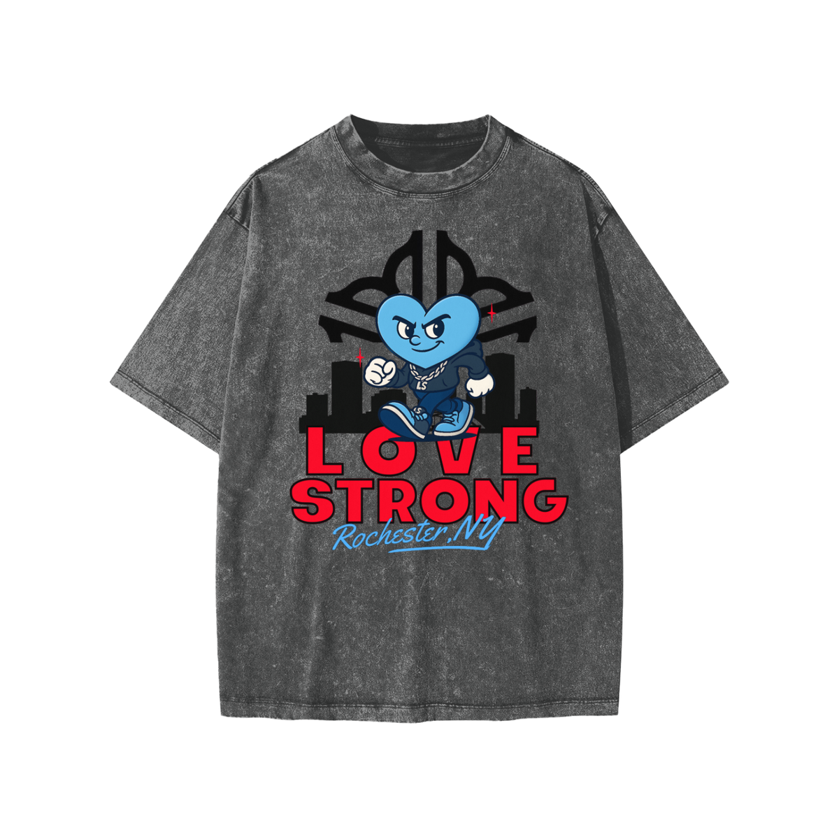 "City ROC" Snow Washed Kids Tee