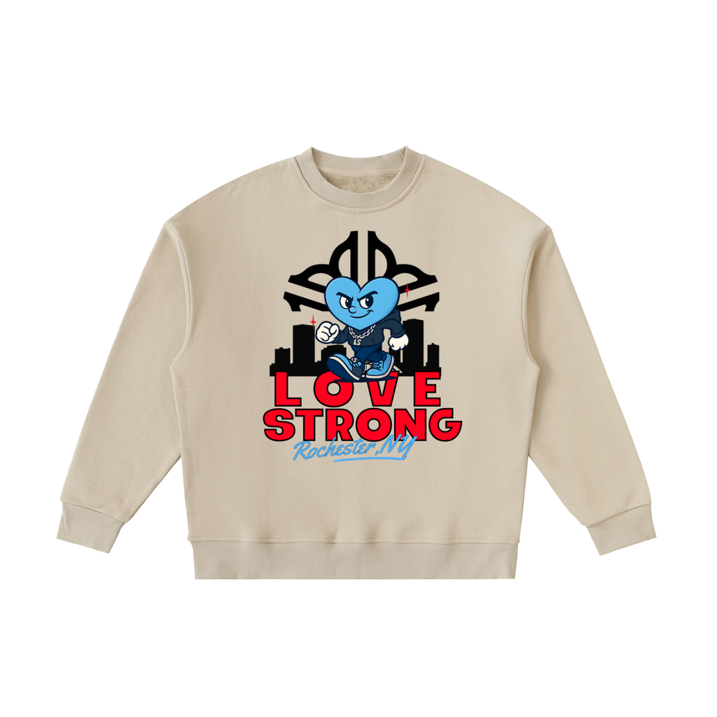 City "ROC" Essential Fleece Kids' Crewneck Sweatshirt
